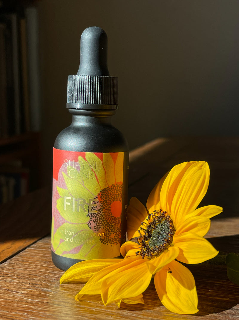 Fire - flower + stone + land essence